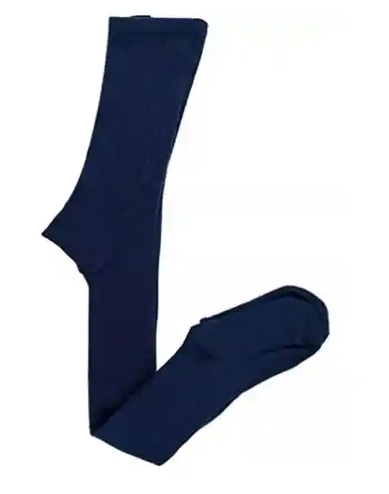 Medias Pantalon Cachemir Color Azul Oscuro Talla S