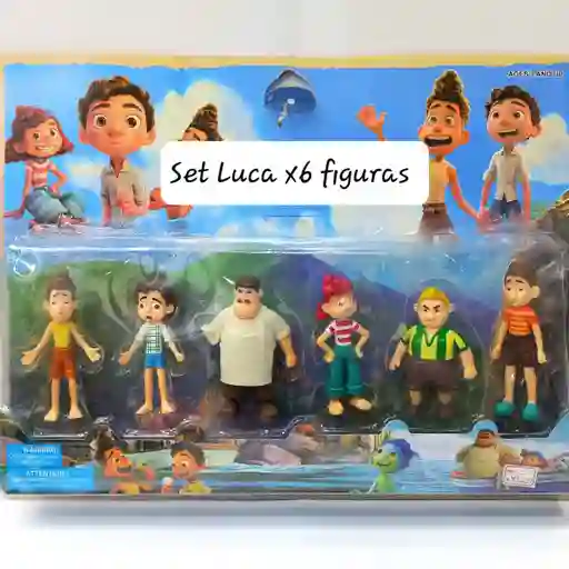 Set X6 Figuras Luca Disney