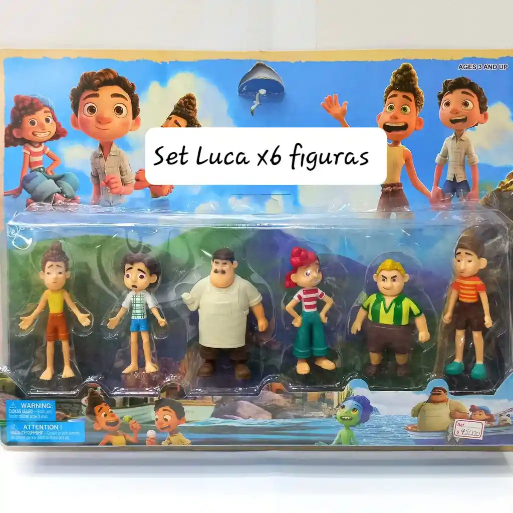Set X6 Figuras Luca Disney