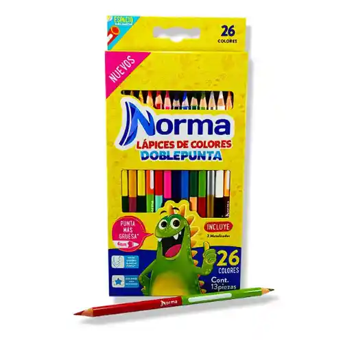 Colores Norma Doblepunta Cjx13unid