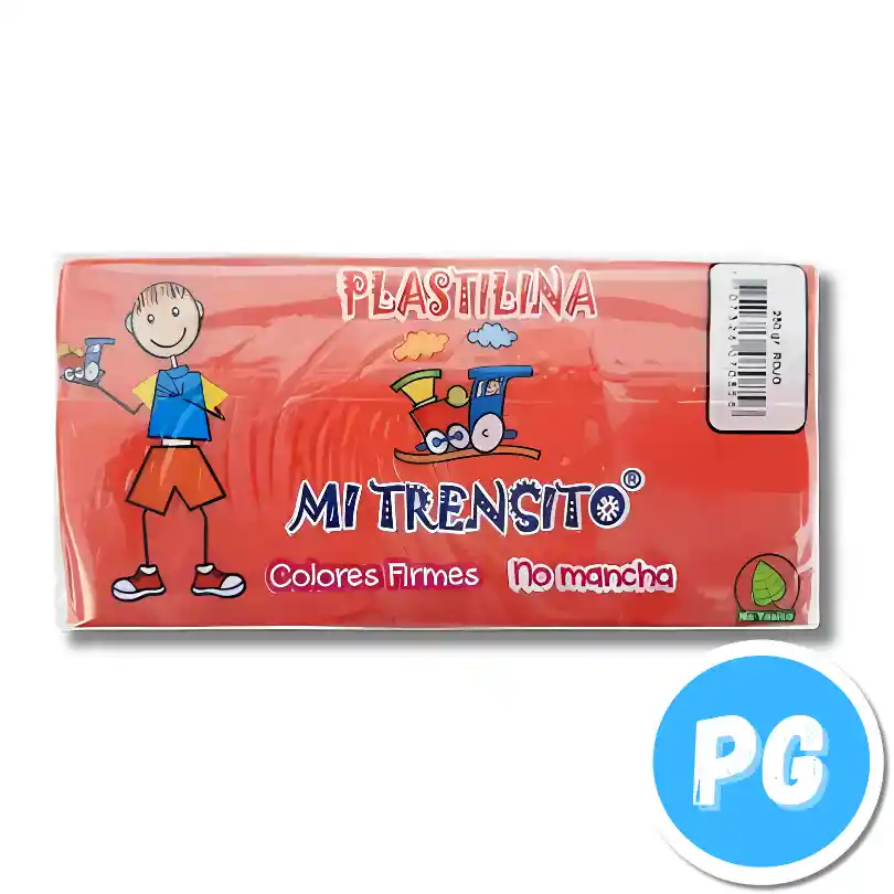 Paquete Plastilina Mi Trensito X250 Gramos Blanco