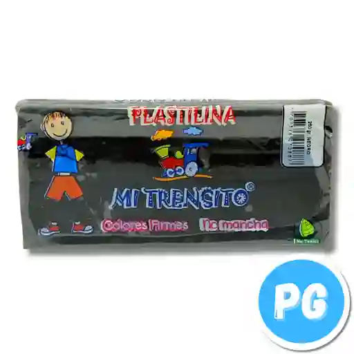 Paquete Plastilina Mi Trensito X250 Gramos Negro