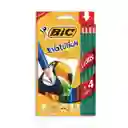 Colores Bic 12unid+4lapices