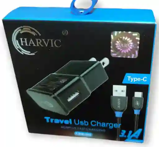 Combo Cargador Tipo Usb A Tc 3.1a - Harvic