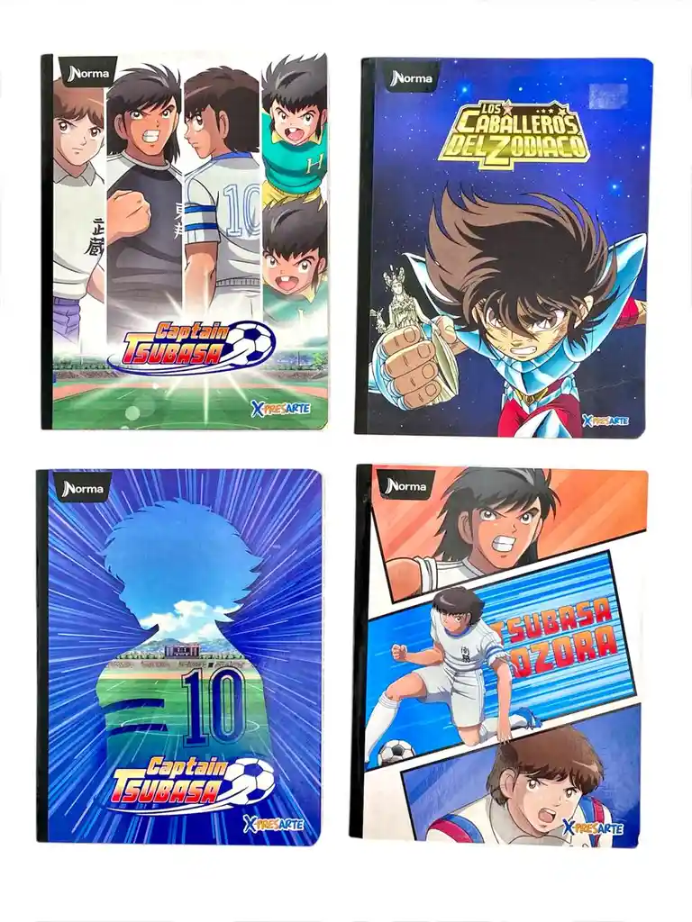Cuaderno Cosido Para Niño Super Campeones Cuadriculado 100 Hojas Norma