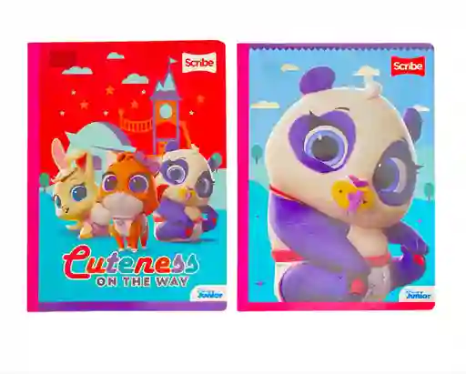Cuaderno Cosido Para Niña Disney Tots Cuadriculado 50 Hojas Scribe