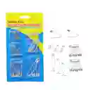 Set Ganchos De Seguridad Nodriza Pinzas Ganchitos Metálicos Ropa