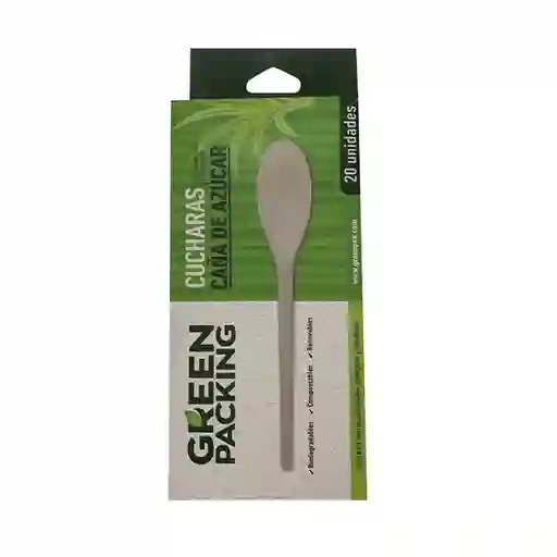 Green Packing Marca Exclusiva Cuchara Grande 17 cm