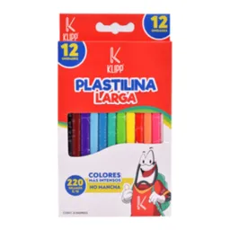 Plastilina Larga 9 Und Surt 170gr Klipp