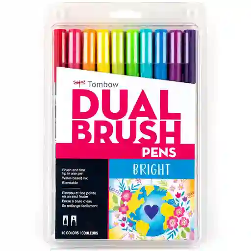 Marcadores Tombow Dual Brush Pen Bright