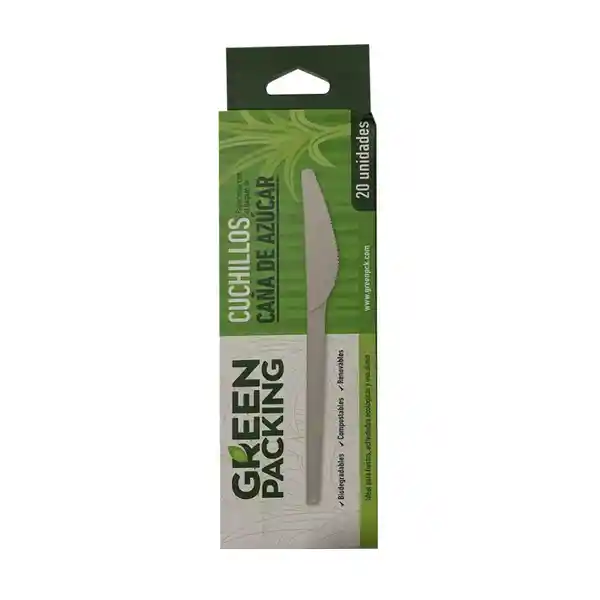 Green Packing Marca Exclusiva Cuchillo Grande 17 cm