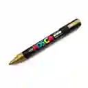 Posca Pc5m Dorado Unidad Punta Media