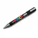 Posca Pc5m Plateado Unidad Punta Media