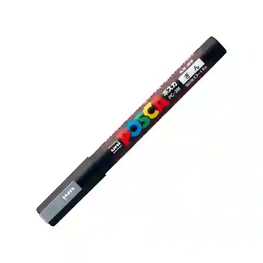 Posca Pc3m Plateado Unidad Punta Fina