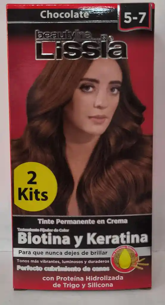 Tinte Lissia 2 Kits Chocolate 5-7 120g
