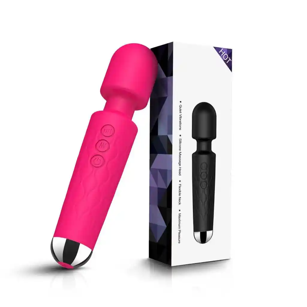Vibrador Tipo Hitachi Leonard Fucsia
