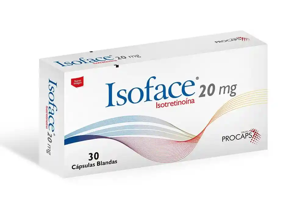 Isoface Isotretinoina 20 Mg 30 Capsulas