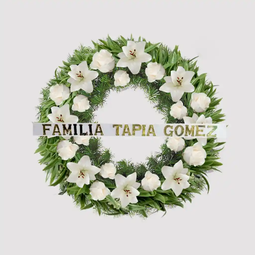 Corona Paz Funebre