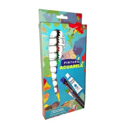 Pintura Acuarela De 12 Ml X12 Colores
