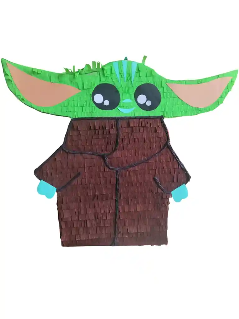 Piñata De Baby Yoda Star Wars Para Decoracion Fiestas Y Tematicas Espacio