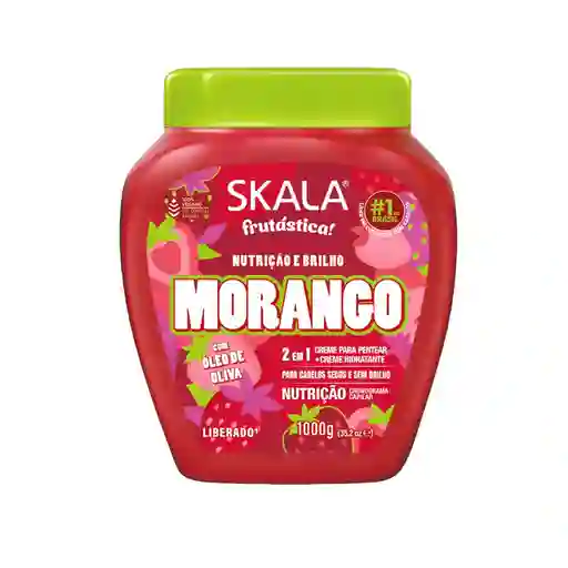 Skala Fantástica Crema Para Peinar 2 En 1 Morango X 1000g