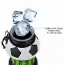 Botella Hidratación Plegable 550ml Silicona Retractil - Fútbol