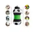 Botella Hidratación Plegable 550ml Silicona Retractil - Fútbol