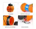 Botella Hidratación Plegable 550ml Silicona Retractil - Baloncesto2