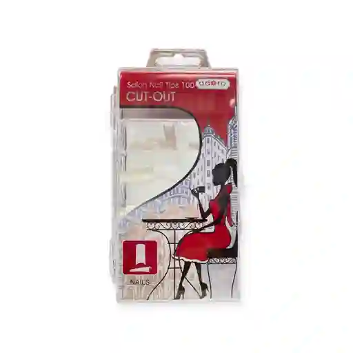Uñas Extension Cut Out Adoro X 100und