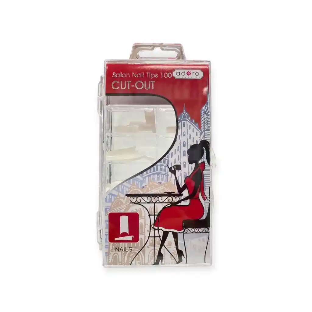 Uñas Extension Cut Out Adoro X 100und