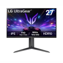 Lg Monitor De 27" 27gs65f 1080 /ultragear Ips/ Pivottable Gaming/ 180hz /1ms