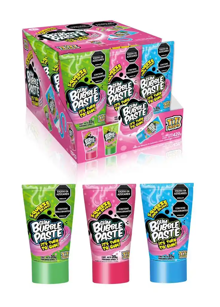 Dulces Gum Bubble Paste X12und