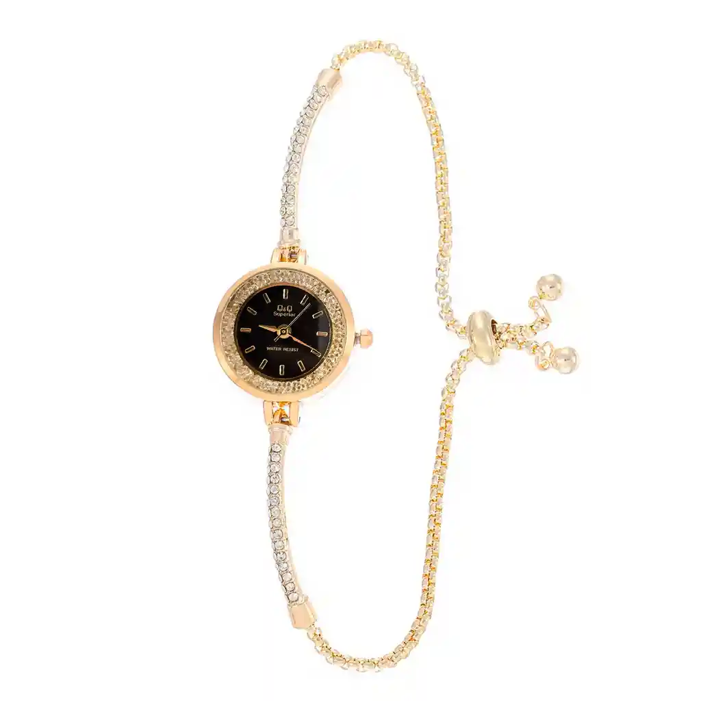 Reloj Qyq Murano Elegante Star Diamond Mujer +estuche