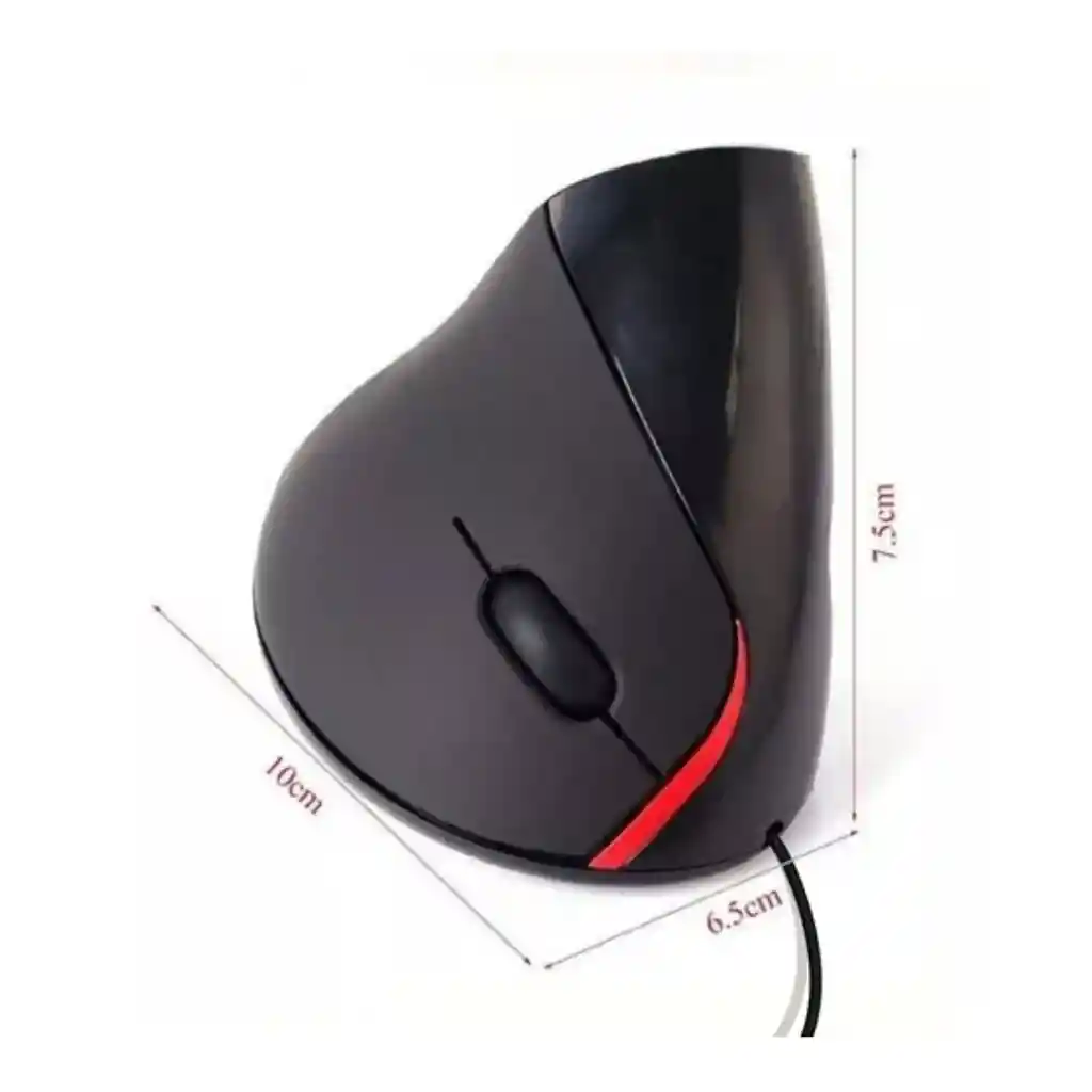 Mouse Vertical Ergonómico Oficina Usb 5 Botones Optico Cable