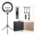 Aro De Luz Profesional Gigante 45cm 3 Soportes Trípode 2.10