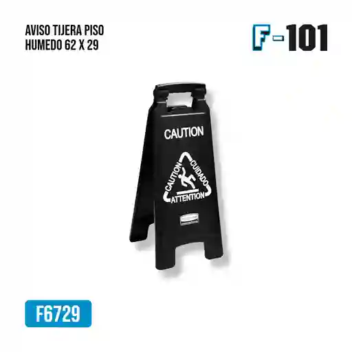 Aviso Tijera Piso Humedo 62 X 29