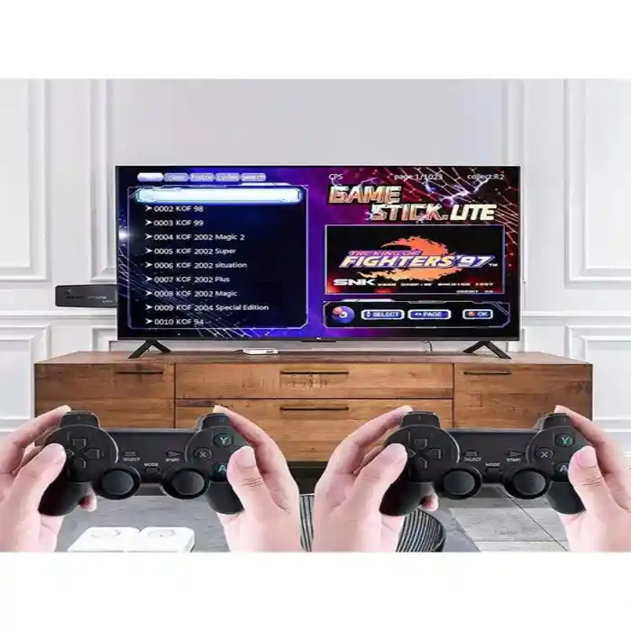 Consola De Juegos Retro Inalámbrica Game Stick 4k 10.000 Juegos 64gb