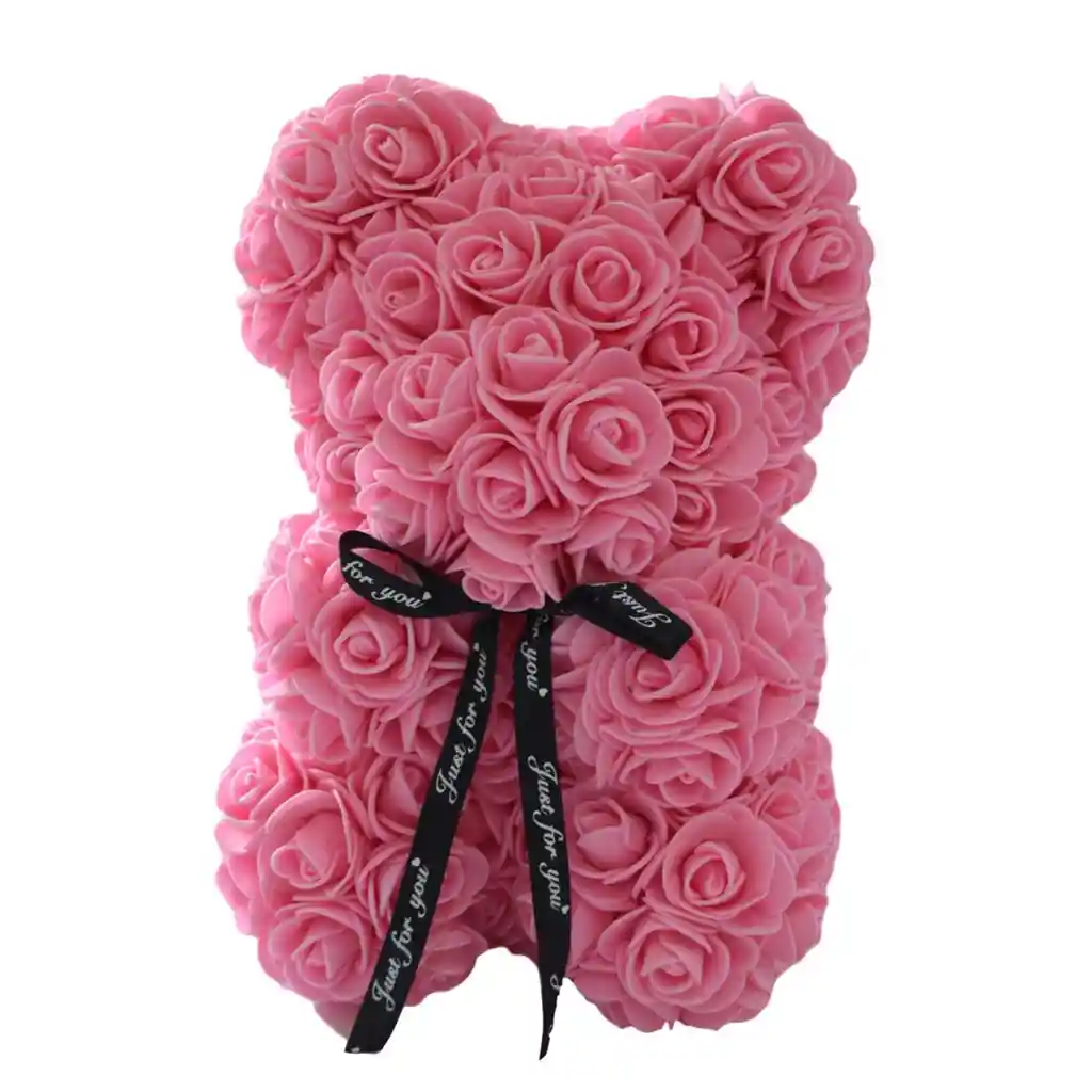 Oso De Flores En Foamy 30 Cm