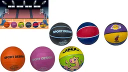 Peque Balón De Basquetbol #2 Diseño De Colores Equipos- Team