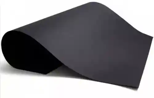 Cartulina Plana Negro - 1/2 Pliego
