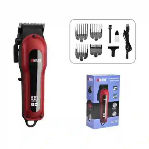 Maquina Peluquera Recargable Con Accesiros Wmark Ng-122