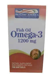 Omega 3 De 1200 Mg X 100 Softgels Healthy America