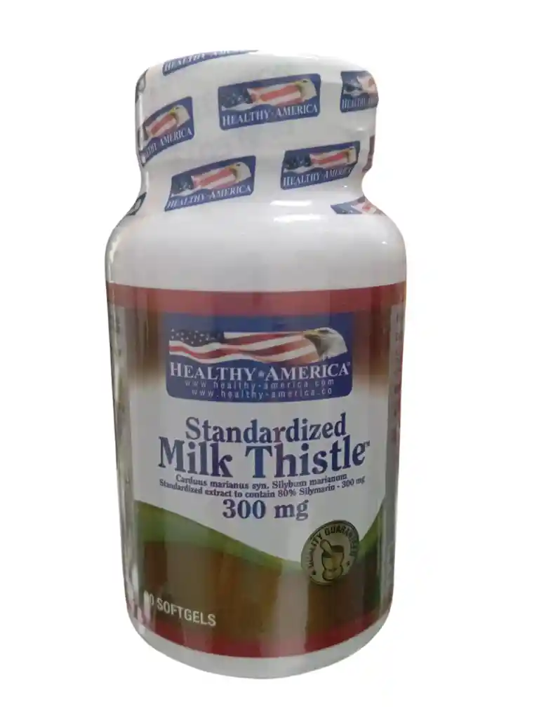 Milk Thistle 300 Mg X 90 Softgels Healthy America