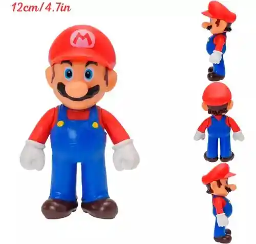 Figura Mario Bros Luigui Toad Colección