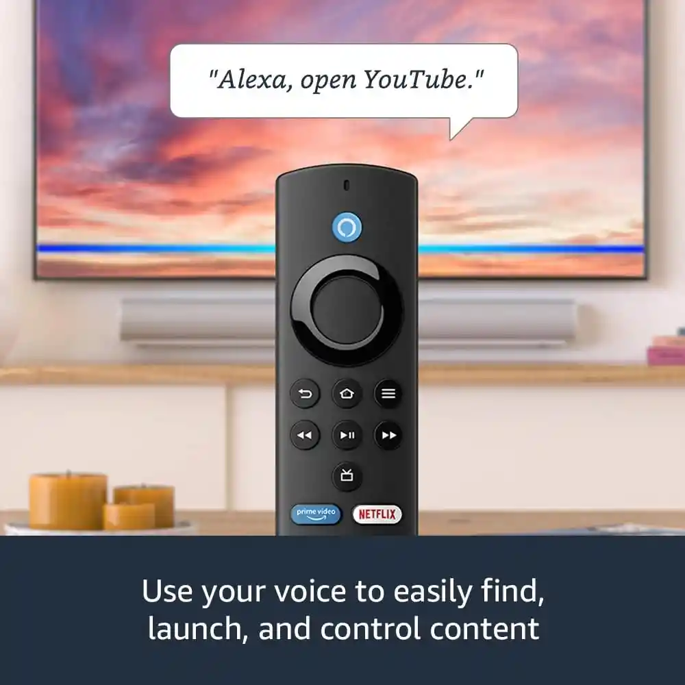 Amazon Fire Tv Stick 2da Generación Control Por Voz De Alexa