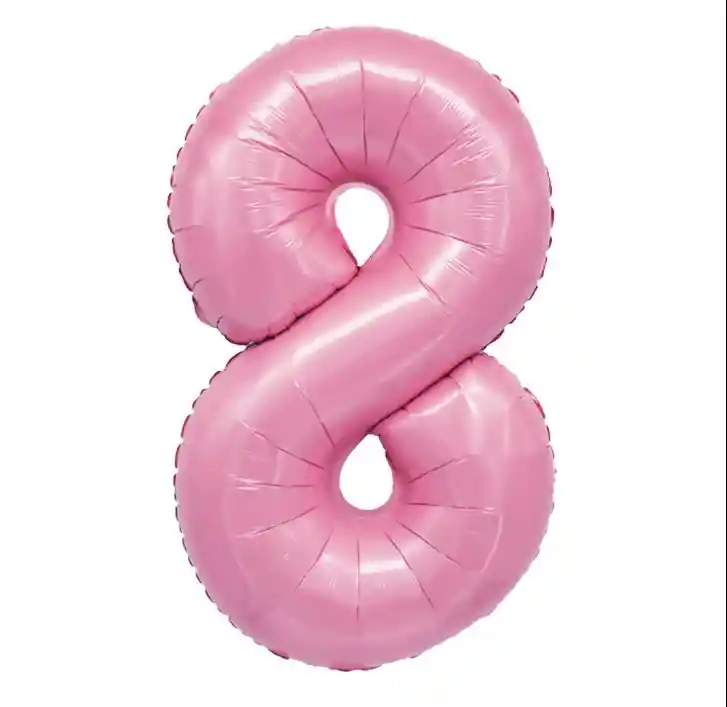 Globo Metalizado # 8 Rosado 32" Sempertex