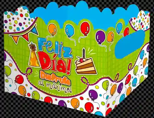 Caja Ancheta Grande Feliz Cumpleaños X 1 Unidad