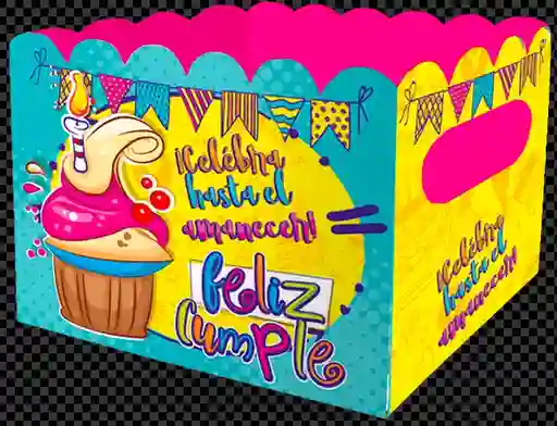 Caja Ancheta Grande Feliz Cumpleaños X 1 Unidad