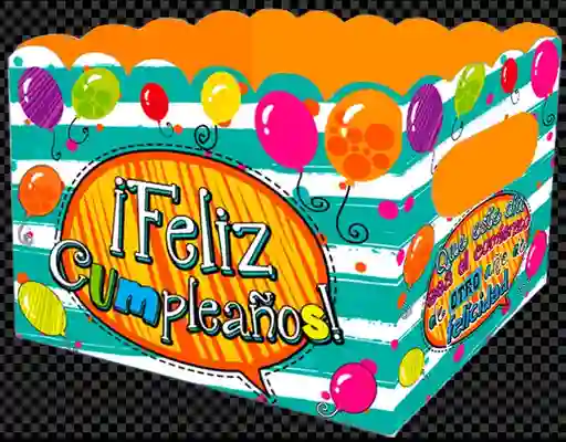 Caja Ancheta Grande Feliz Cumpleaños X 1 Unidad