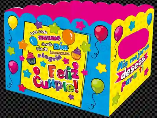 Caja Ancheta Grande Feliz Cumpleaños X 1 Unidad
